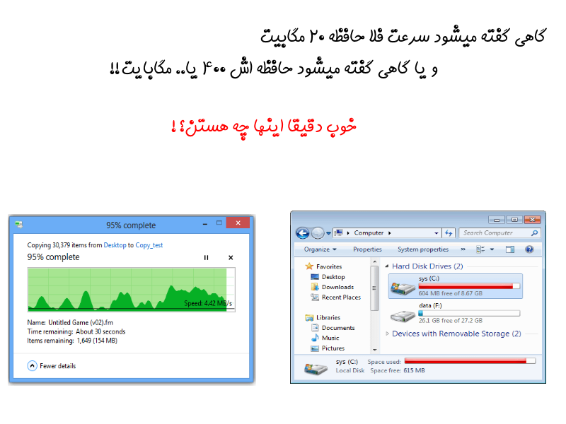 این مگابیت سرعت و یا مگابایت حجم حافظه ! چی هستن و چه تفاوتی باهم دارن!